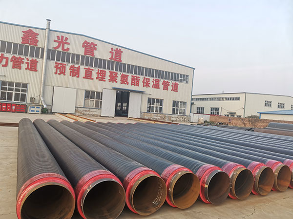 硬质聚氨酯喷涂聚乙烯缠绕预制直埋保温管