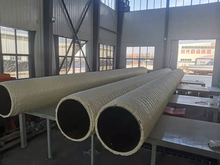 聚氨酯喷涂聚乙烯缠绕预制直埋保温管